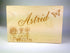 Custom Personalised Natural Wood Memory Box