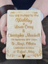 Custom Wood Wedding Invitations