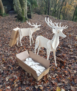Herd of Garden Deer Personalisable - Scandinavian Style