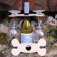 Dog Bone Wine Glass Holder