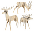 Herd of Garden Deer Personalisable - Scandinavian Style
