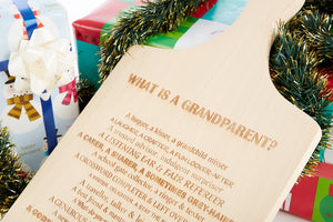 Grandparent Poem Engaved on Chopping Board