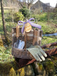 Easter Garden Tool Wicker Basket