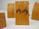 Natural Wood Earring Displays (Set of 2)
