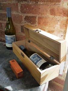Single Bottle Wood Gift Box