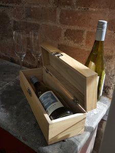 Single Bottle Wood Gift Box