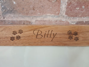 engraved Pets name picture frame 