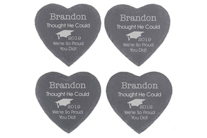 He Thought He Could Personalised Graduation Gift Coaster