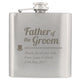 Traditional Top Hat Father of the Groom Hip Flask