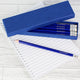 Personalised Set of 12 Blue HB Pencils in Box