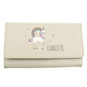 Unicorn Cream Purse Wallet