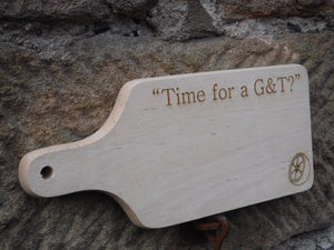 Personalised Time for a G&T Cutting Board