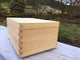 Custom Personalised Natural Wood Memory Box