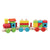 Wood Toy Train with Shape Stacking Sorter
